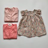 Bonpoint Candy Pink Cotton Cardigan: 3 Years