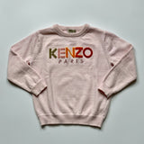 Kenzo Pale Pink Cotton/ Cashmere Mix Jumper: 2 Years