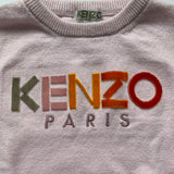 Kenzo Pale Pink Cotton/ Cashmere Mix Jumper: 2 Years