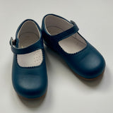 Pepa & Co Teal Blue Mary-Jane Shoes: Size 23