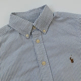 Ralph Lauren Blue And White Stripe Shirt: 8 Years
