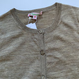 Bonpoint Mushroom Fine Wool Cardigan With Star Buttons: 8 Years