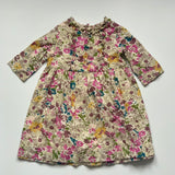 Bonpoint Floral Print Dress With Frill: 4 Years