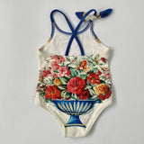 Dolce & Gabbana Floral Print Swimsuit: 6-9 Months