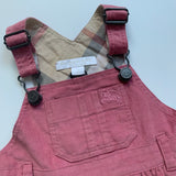 Burberry Pink Cord Dungaree Dress: 6 Months (Brand New)