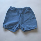 Bonpoint Blue Cotton Bloomer Shorts: 18 Months