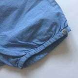 Bonpoint Blue Cotton Bloomer Shorts: 18 Months