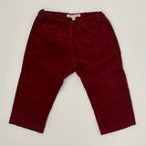 Bonpoint Maroon Cord Trousers: 2 Years