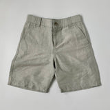 Bonpoint Grey Linen Shorts: 4 Years