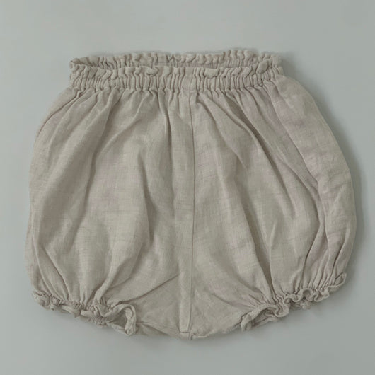 Bonpoint Cream Brushed Cotton Bloomers: 3 Months
