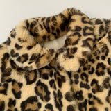 Bonpoint Leopard Print Faux Fur Coat: 2 Years