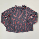 Bonpoint Blue Floral Brushed Cotton Blouse: 8 Years