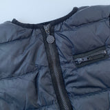 Bonpoint Black Collarless Down Filled Jacket: 4 Years