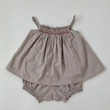 Marie-Chantal Cotton Top And Bloomers Set : 18 Months