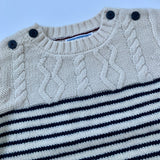 Jacadi Stripe Wool Mix Jumper: 12 Months