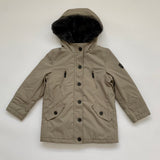 Bonpoint boys winter coat with fur lining secondhand used preloved