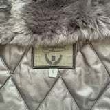 Bonpoint Stone Padded Coat With Fur Lining: 8 Years