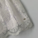 Tartine et Chocolat White Floral Tulle Dress: 12 Years