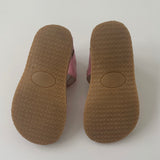 Papouelli Metallic Pink Dorrie Sandals: Size EU 22