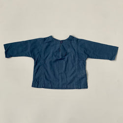 Caramel Blue Chambray Shirt: 6 Months