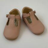 Papouelli Pink T-Bar Shoes: Size EU 21