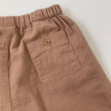 Bonpoint Dusty Pink Fine Cord Trousers: 3 Months