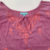 Melissa Odabash Pink Embroidered Kaftan: 8 Years