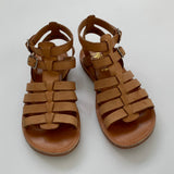 Pom D'Api Tan Gladiator Summer Sandals Preloved Secondhand Used