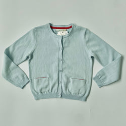 Marie-Chantal Pale Blue Cotton/ Cashmere Cardigan: 6 Years (Brand New)