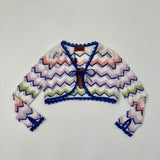 Missoni Kids Crochet Bolero Cardigan Coverup