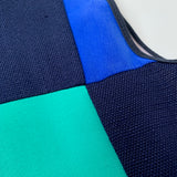 Roksanda Ilincic Green And Blue Geometric Silk Dress: 6 Years