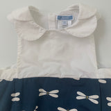 Jacadi Blue And White Summer Romper: 12 Months