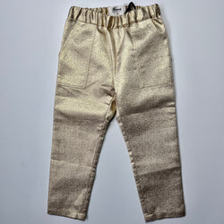 Bonpoint Gold Metallic Trousers 6 Years (Brand New)