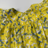 Bonpoint Yellow Fern Print Summer Blouse: 3 Years