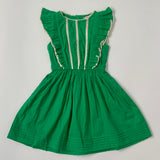 Wild & Gorgeous Emerald Cotton Dress: 2-3 Years (Brand New)