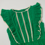 Wild & Gorgeous Emerald Cotton Dress: 2-3 Years (Brand New)