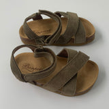 Bonpoint Tan Suede Sandals: Size EU 23