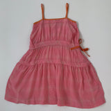 Caramel Pink Check Alyssum Summer Dress: 3 Years