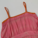 Caramel Pink Check Alyssum Summer Dress: 3 Years