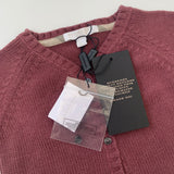 Burberry Mulberry Cotton/ Cashmere Mix Cardigan: 24 Months (Brand New)