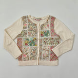 Bonpoint Liberty Print Patchwork Summer Cardigan Preowned Preloved Secondhand Used