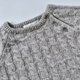 Marie-Chantal Grey Cable Knit Cashmere Jumper: 18 Months