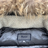 Bonpoint Down Filled Navy Coat With Fur Trim: 10 Years