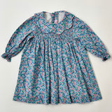 La Coqueta floral dress with scallop collar secondhand preloved preowned used
