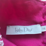 Baby Dior Fuchsia And White Lace Dress