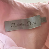 Baby Dior Pale Pink Silk Chiffon Dress