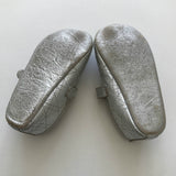 Baby Dior Silver Mary-Jane Style First Walker Shoes: Size 20
