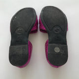 Gucci Fuchsia Fringed Sandals: Size 25