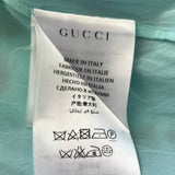 Gucci Turquoise Silk Floral Dress: 3 Years