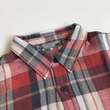 Bonpoint Red Brushed Cotton Check Shirt: 6 Years